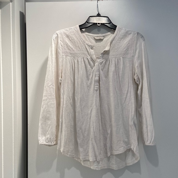 Lucky Brand Tops - Lucky Brand white tunic top